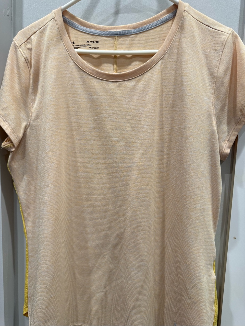Under Armour Women's Light Peach Short Sleeve Performance Tee